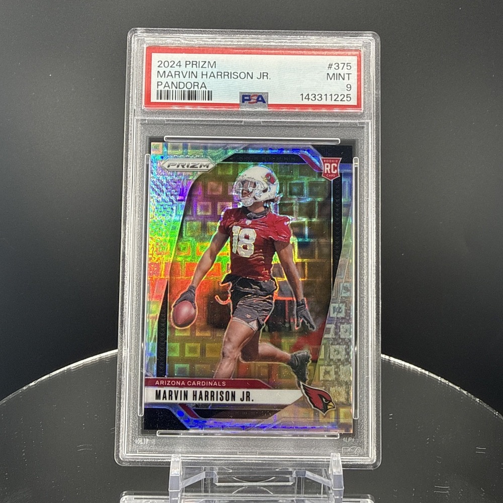2024 Marvin Harrison JR. 2024 Panini Prizm ROOKIE Pandora RC /400 PSA 9
